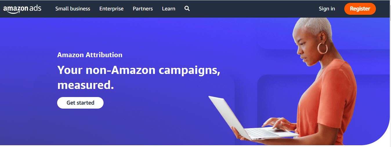 Amazon Attribution page