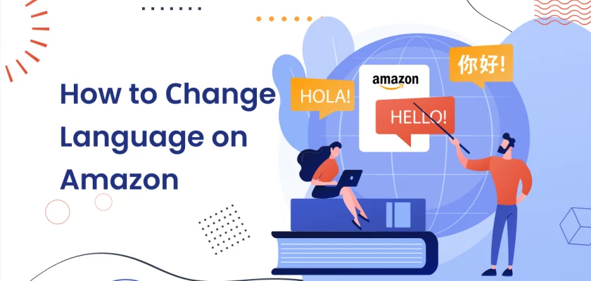 change language on Amazon