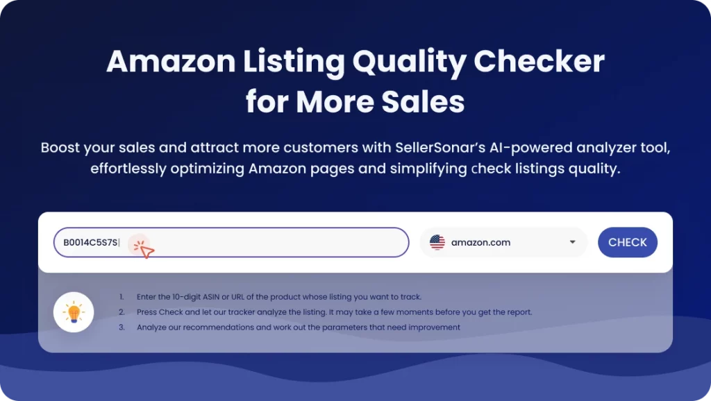 Navigating to the Listing Quality Checker 