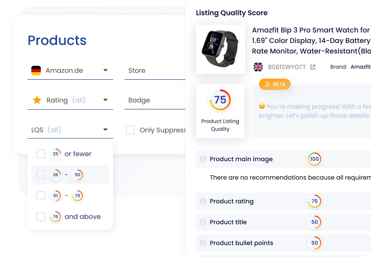 Listing Quality Checker | Check score